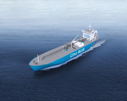 三菱造船和日本邮船将联合开发大型液化二氧化碳运输船