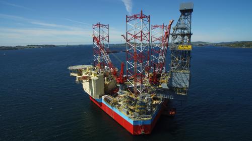 北海油井作业重启马士基钻井平台