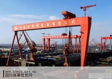 外高桥造船手持订单量首次跃居全球第五_国际