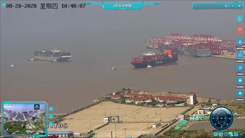 洋山四期自动化码头开展全模式套泊试验